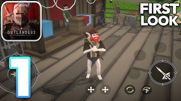 Outlanders MMO - Walkthrough Gameplay Part 1 - Tutorial (iOS, Android)