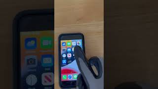 Safe Handler nitrile gloves use with phone