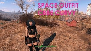 Fallout 4 Mod Review Space Outfit CBBE Curvy