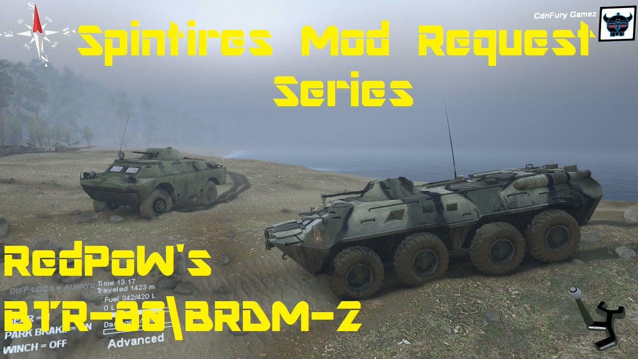 Spintires Mod Request Series RedPoW BTR-80 & BRDM-2