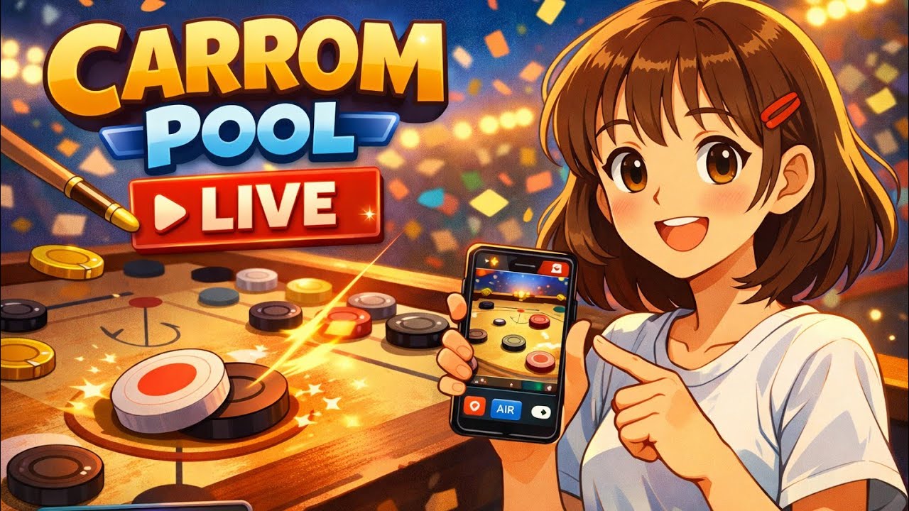 Carrom pool gaming live🔴 videos