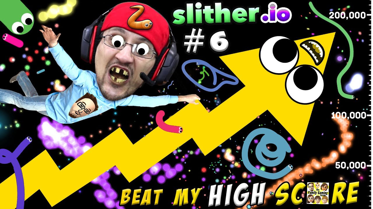 SLITHER.io #6- BEAT MY HIGHSCORE! Low Quality is Awesome! (FGTEEV Duddy  Worm Snake Gameplay) - video Dailymotion
