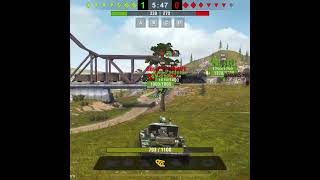 Любишь кататься, люби и саночки возить😈 #wotblitz #wotblitz_приколы #wotblitzfun #tanksblitz