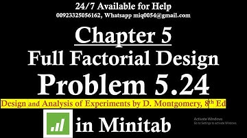 Full Factorial Design Problem Solved in Minitab with Interpretation | Experimental Design | DOE