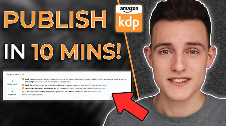 How To Upload and Publish a Book On Amazon In 10 Minutes (Kindle Direct Publishing)