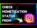 How to Check Instagram Account Monetization Status | instagram monetization kaise check kare