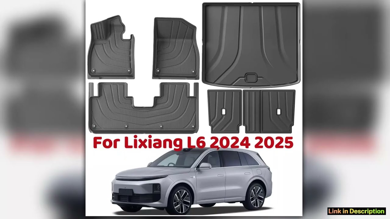 TPE Floor Mats for Lixiang L6 ProMax 2024 2025All Weather Waterproof Nonslip Floor Liners Trunk