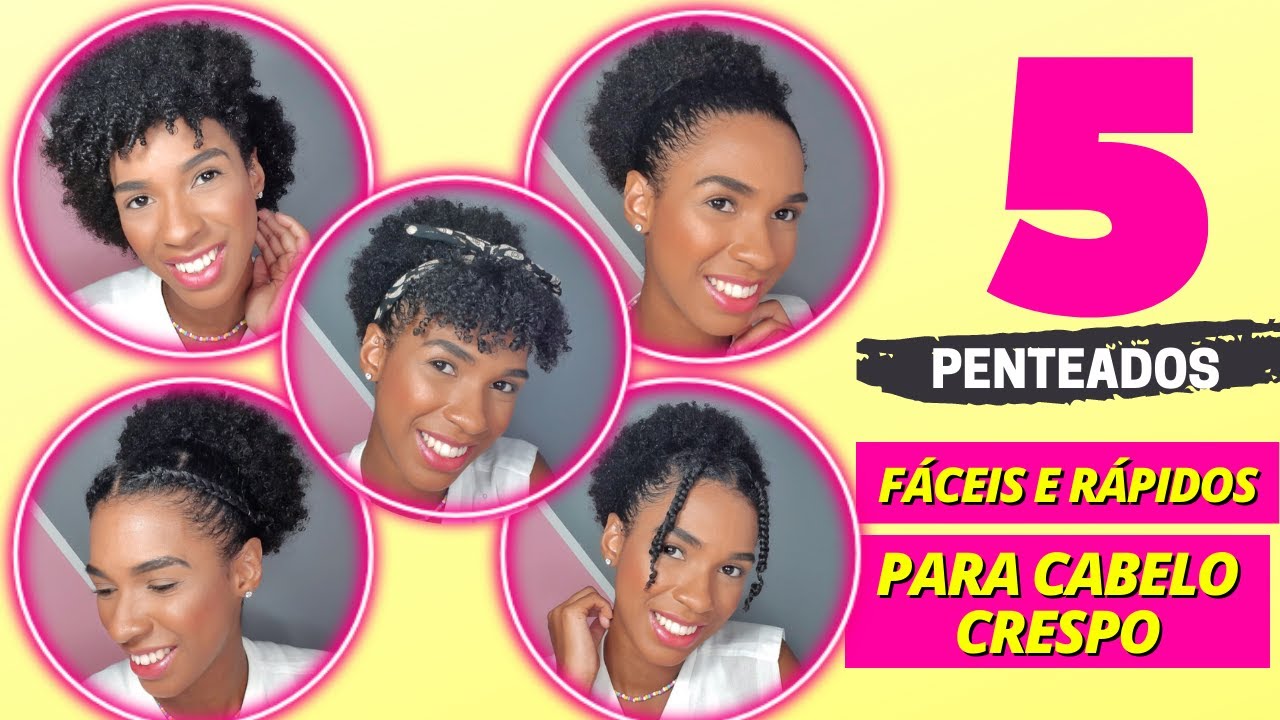 PENTEADOS PARA FAZER EM CABELO CRESPO CURTO