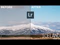 ICELAND TRIP PT.2 - EDITING MY IMAGES IN LIGHTROOM