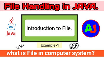 File handling in java in hindi | what is file handing?