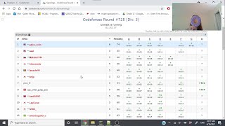 4th in Codeforces Round 725 (Div. 3) - All Solutions (A-G) + Screencast