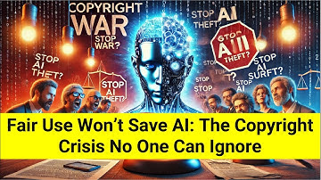 Fair Use Won’t Save AI: The Copyright Crisis No One Can Ignore