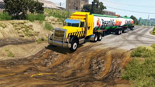 Trucks vs Potholes #5 | BeamNG.drive