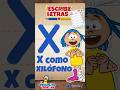 Escribe la letra X con Mona | Aprende a escribir el abecedario | para niños y familias que acompañan