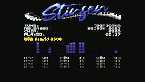 C64 - Music Tropicana by Genesis Project (2023)  with Armsid 8580