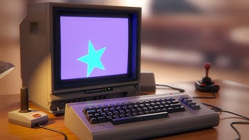 Commodore 64 plays Demo on 1702 Monitor