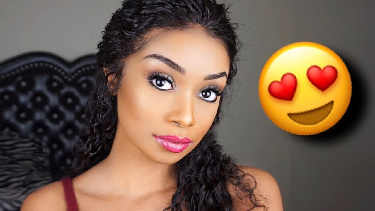 CURLY HAIR AND DEWY MAKEUP TUTORIAL Must Watch YouTube