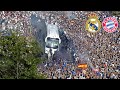 Incredible Scenes As Real Madrid Fans Welcome The Team Bus Ahead Of CL Match Against Bayern Munich