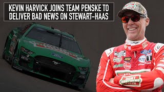 Kevin Harvick Joined Team Penske and Delivered Some Bad News on Stewart-Haas Racing