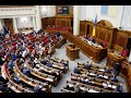 Запровадження надзвичайного стану: Позачергове засідання Верховної Ради - 23.02.2022