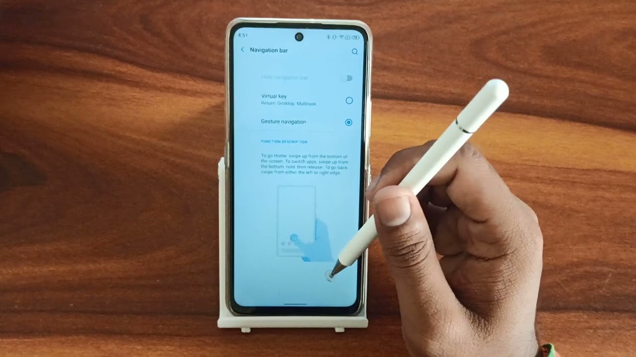 How to change navigation bar In Nokia XR20, navigation bar change kaise kare