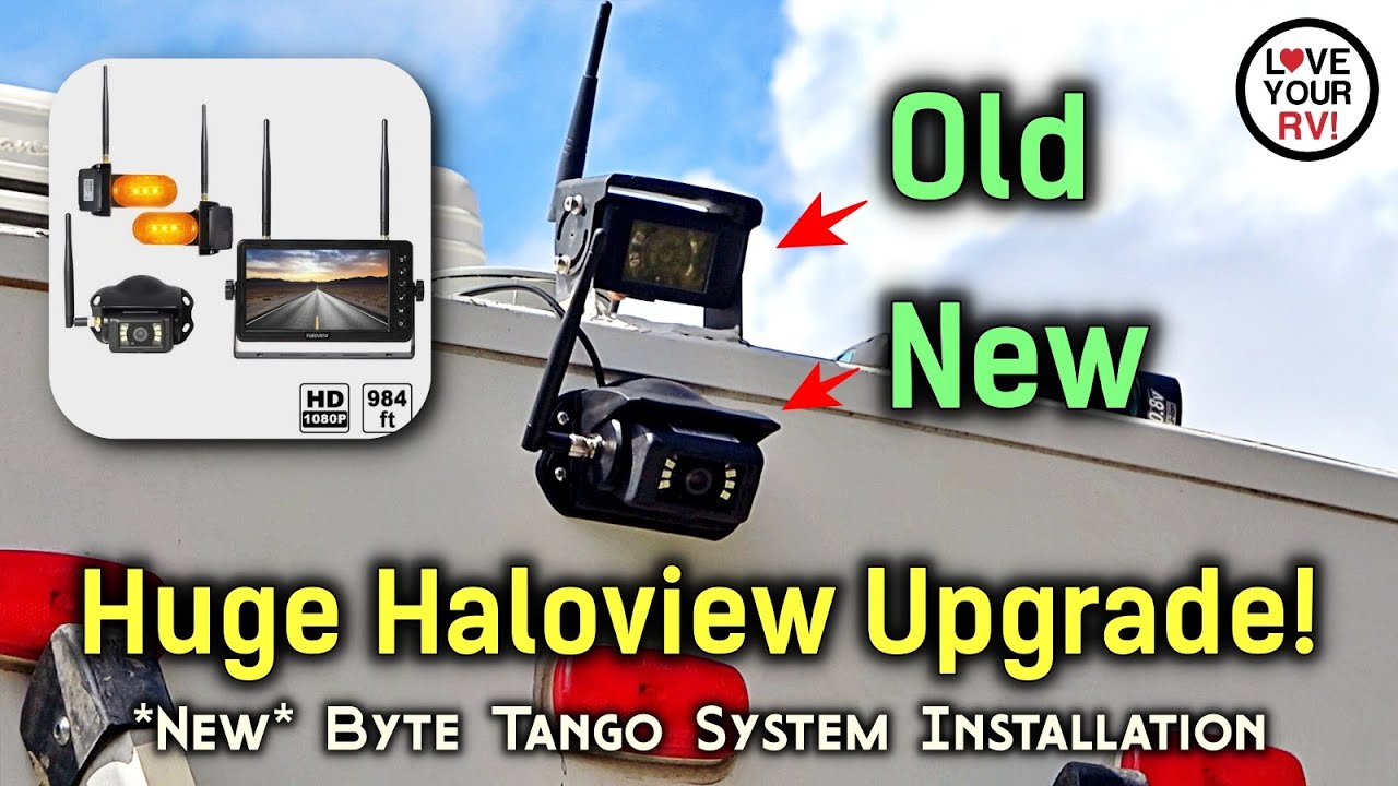 Haloview BT12 Byte Tango 1080P 10 Inch Dashcam & Wireless Observation Camera  System with Apple CarPlay