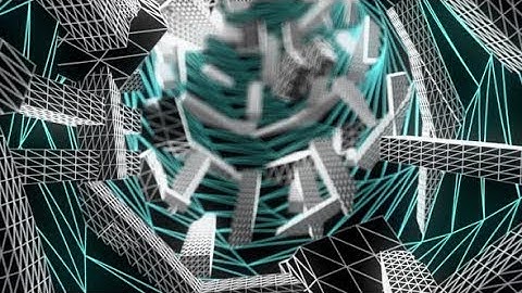 Wireframe Mesh Tunnel | Motion Graphics - Videohive template