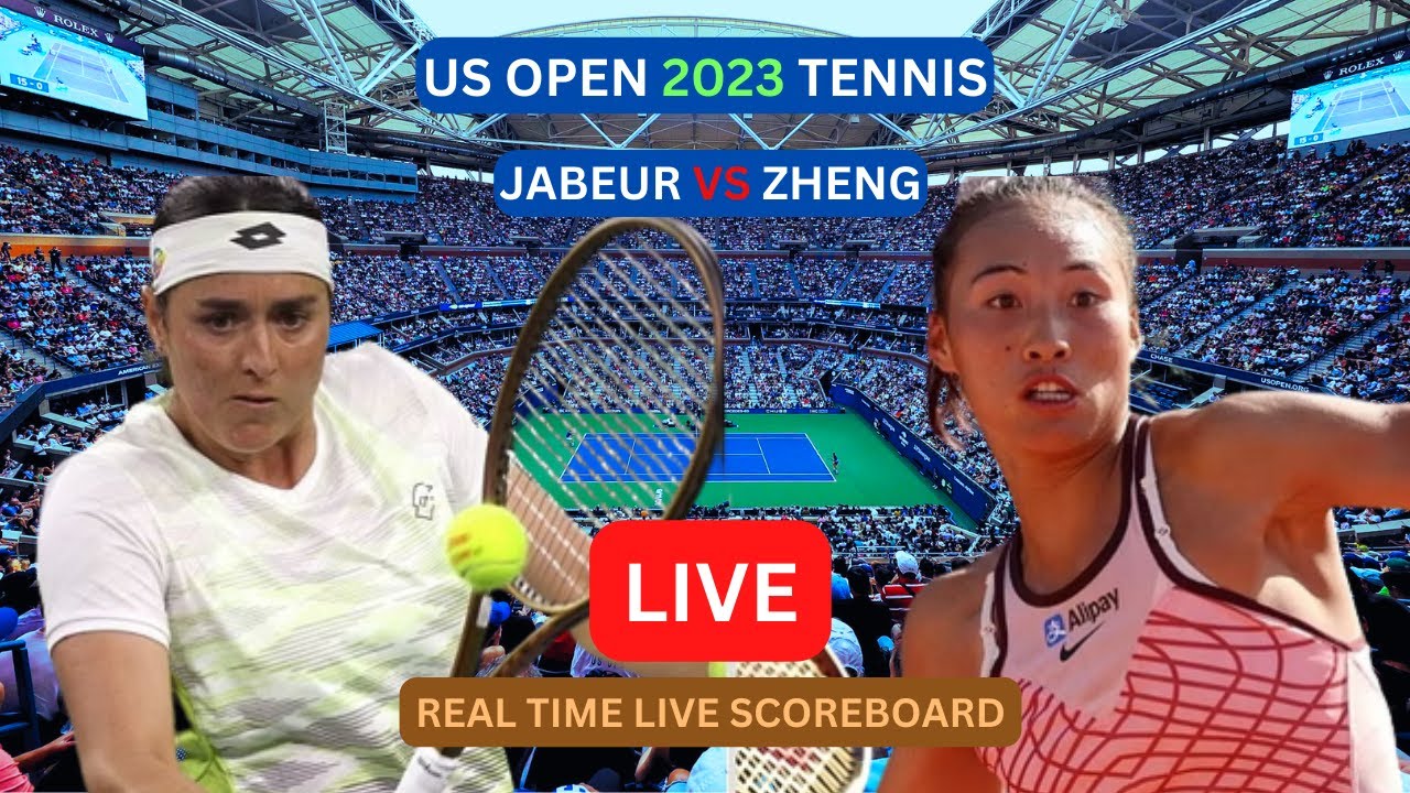 Ons Jabeur Vs Qinwen Zheng LIVE Score UPDATE Today 2023 US Open Womens Tennis 1/8-Finals Game