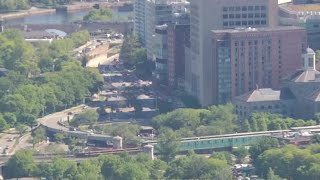 Police activity shuts down street outside Massachusetts General Hospital in Boston