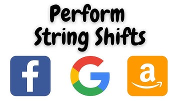 perform string shifts leetcode | perform string shifts python| leetcode | amazon interview question