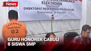 Bejat! Guru di Banjarmasin Cabuli Siswa SMP