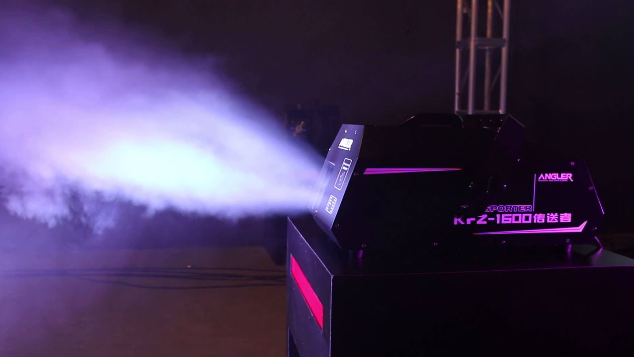 KFZ 1600W smoke fog machine for stage party effect YouTube