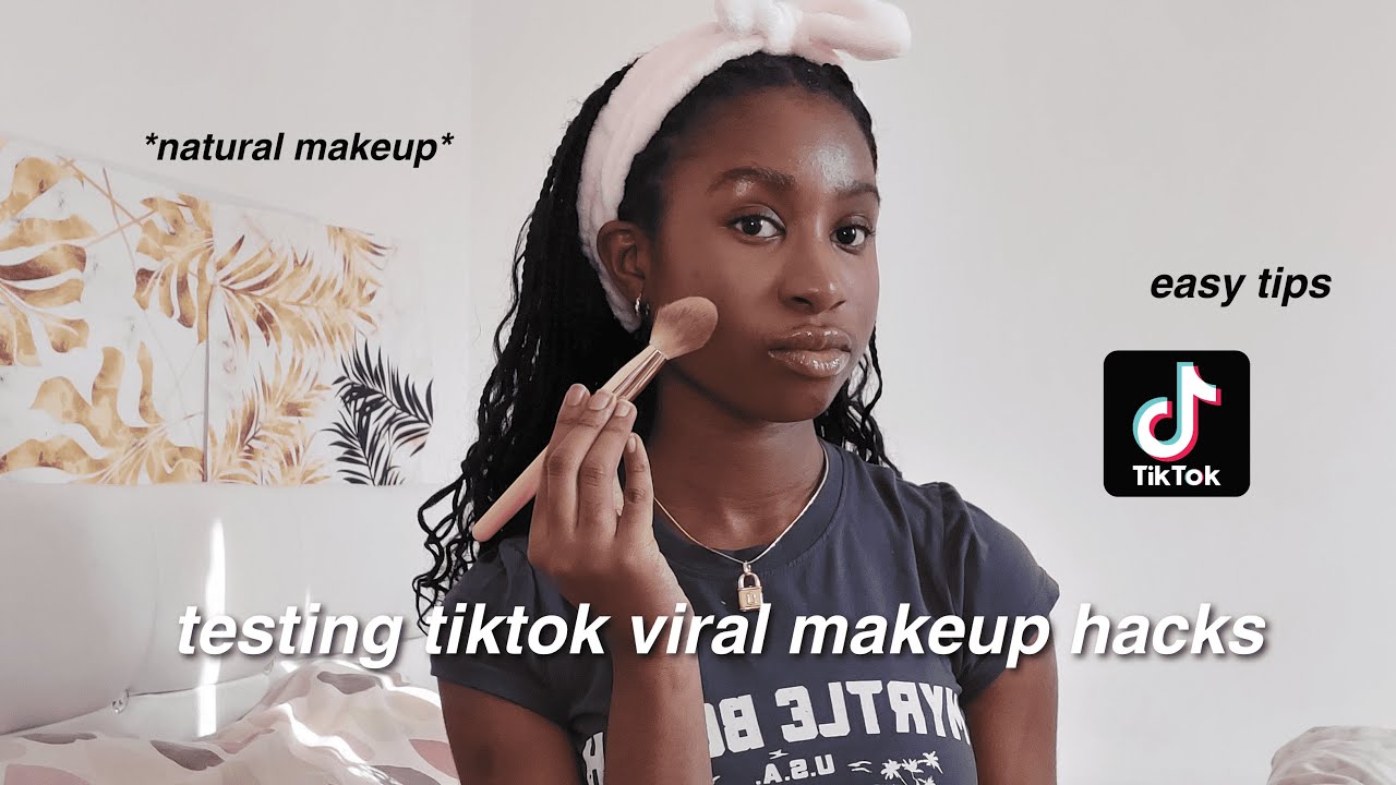 testing VIRAL tiktok makeup hacks - YouTube