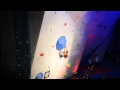 Sasha Digiulian on sights a bouldering route