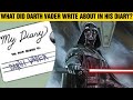 What Did Darth Vader Write About In His Diary #shorts