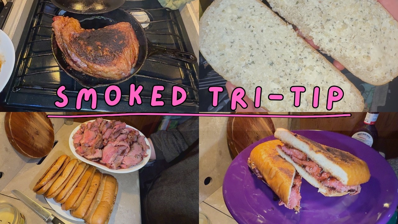 Juicy Smoked Tri-Tip Sandwiches | RV Cooking