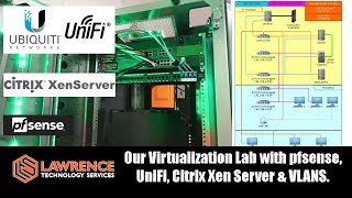 A Guided Tour of Our Virtualization Lab with pfsense, UniFi, Citrix Xen Server & VLANS.
