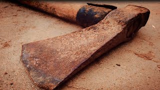 Restoration old axe