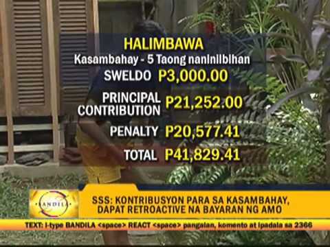 Should employers pay kasambahay&rsquo;s contributions retroactively?