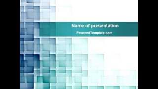 Abstract Geometric Pattern PowerPoint Template by PoweredTemplate.com