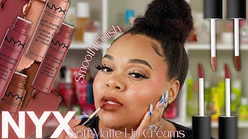 NYX SOFT MATTE LIP CREAM ✨National Lipstick Day✨ AFFORDABLE DRUGSTORE LIPSTICKS