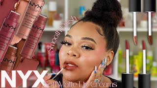 NYX SOFT MATTE LIP CREAM ✨National Lipstick Day✨ AFFORDABLE DRUGSTORE LIPSTICKS
