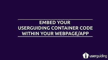 Learn how to embed UserGuiding embed code manually