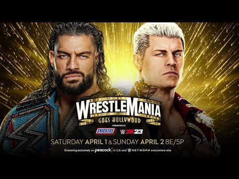 WWE WrestleMania 39 Theme Song Less Than Zero Arena Effects