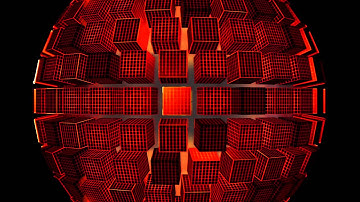 Free HD VJ Loop Animation - Fire Cubes