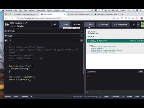 JavaScript Exercises |