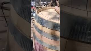 How to restore a wooden barrel.