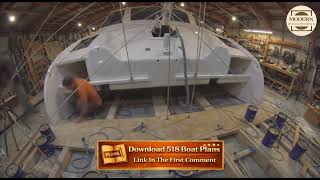 Build Reinforced Hull Catamaran from Scratch with Boat Plans