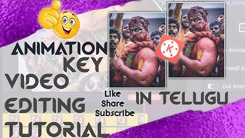 Trending Animation Key Video editing tutorial || in easy and simple method||Kinemaster animation key