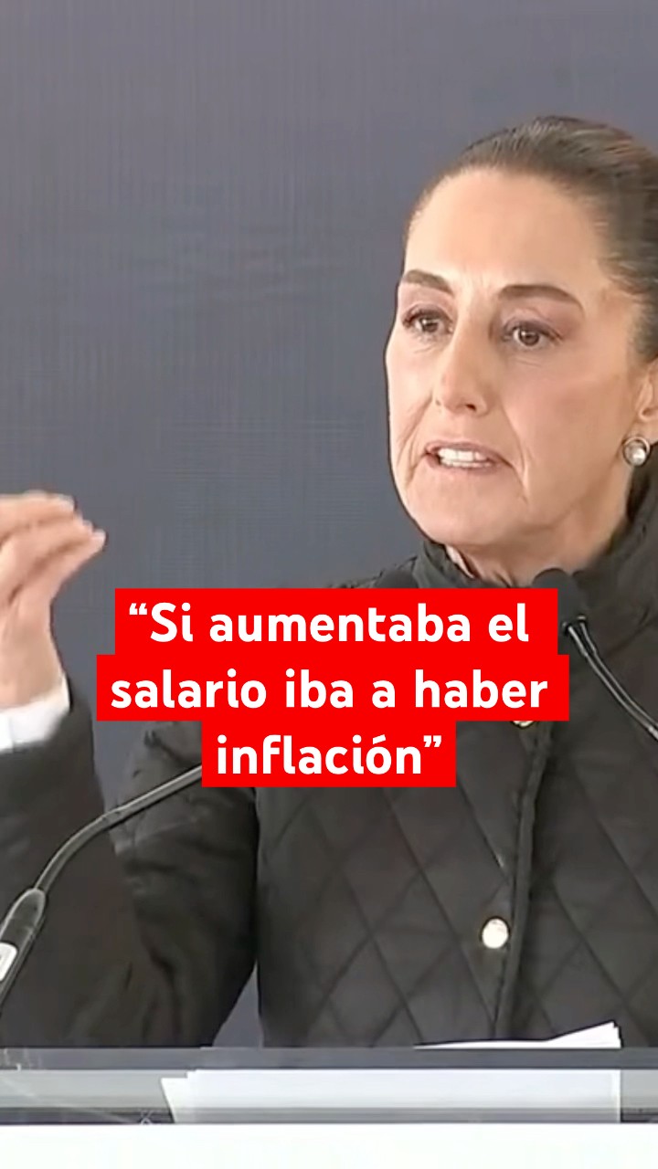 Sheinbaum destaca mejora en salarios tras llegada de AMLO #shorts